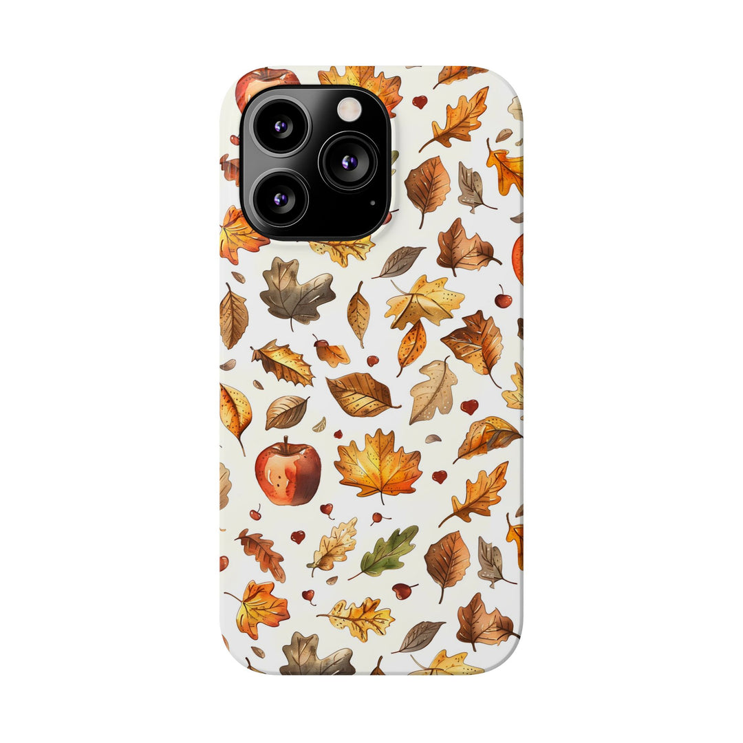 Slim Fall Autumn Leaves Gift for Her Cute Phone Cases for Iphone 16 | iPhone 15 Case | iPhone 15 Pro Max Case, Iphone 14, Iphone 14 Pro Max, Iphone 13, Slim - Studio40ParkLane