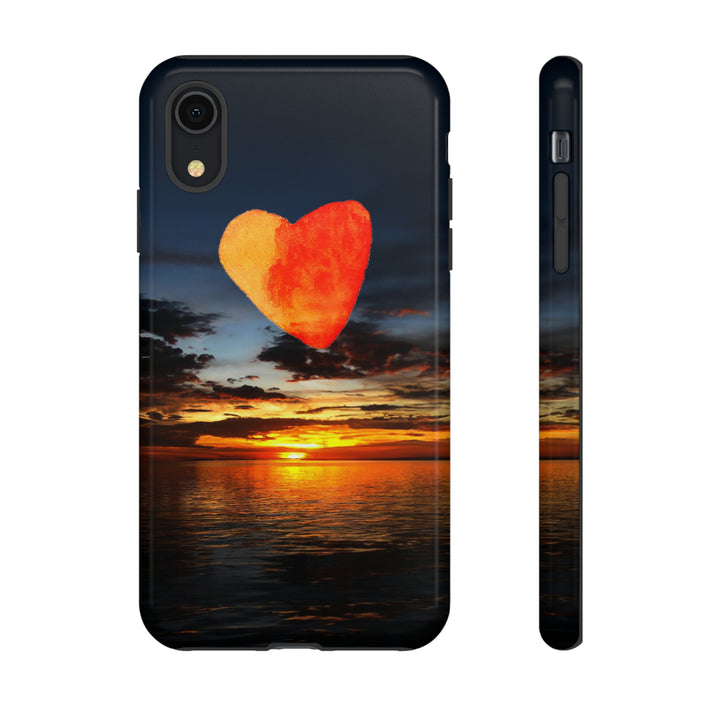 Cute IPhone Case | Rising Heart Love Sunset, iPhone 15 Case | iPhone 15 Pro Case, Iphone 14 Case, Iphone 14 Pro Max Case - Studio40ParkLane