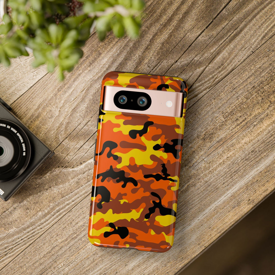 Impact Resistant, Fall camo Camouflage, Cute Phone Cases for Samsung S24, S23, S22, S21, IPhone 15 pro Iphone 14 pro Iphone 13 IPhone 12 Iphone 11 - Studio40ParkLane