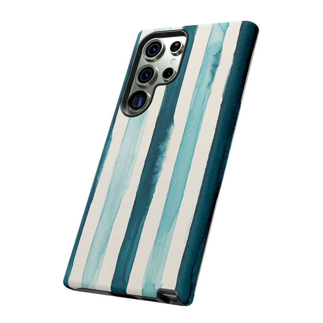 Tough Cute Green Stripes Phone Case, for IPhone 17 Pro Max | Iphone 17 Air, Iphone 16, IPhone 15, 14 13 12, Samsung Galaxy S26, S25, S24, S23