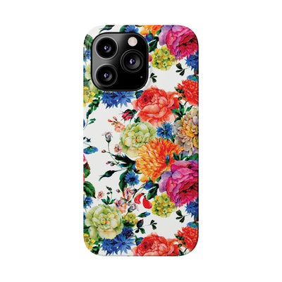 Slim Spring Flowers Gift for Her Cute Phone Cases for Iphone 16 Pro Max | iPhone 15 Case | iPhone 15 Pro Max Case, Iphone 14, 13, 12, 11, 10, 8, 7 - Studio40ParkLane