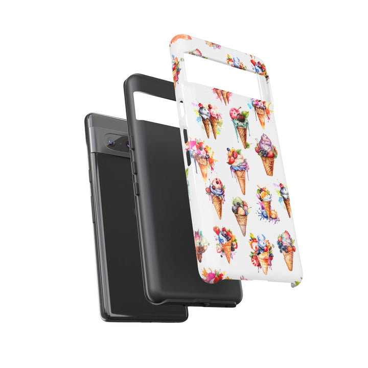 Impact Resistant, Summer Icecream, Cute Phone Cases for Samsung S24, S23, S22, S21, IPhone 15 pro, Iphone 14 pro, Iphone 13 IPhone 12, Iphone 11 - Studio40ParkLane