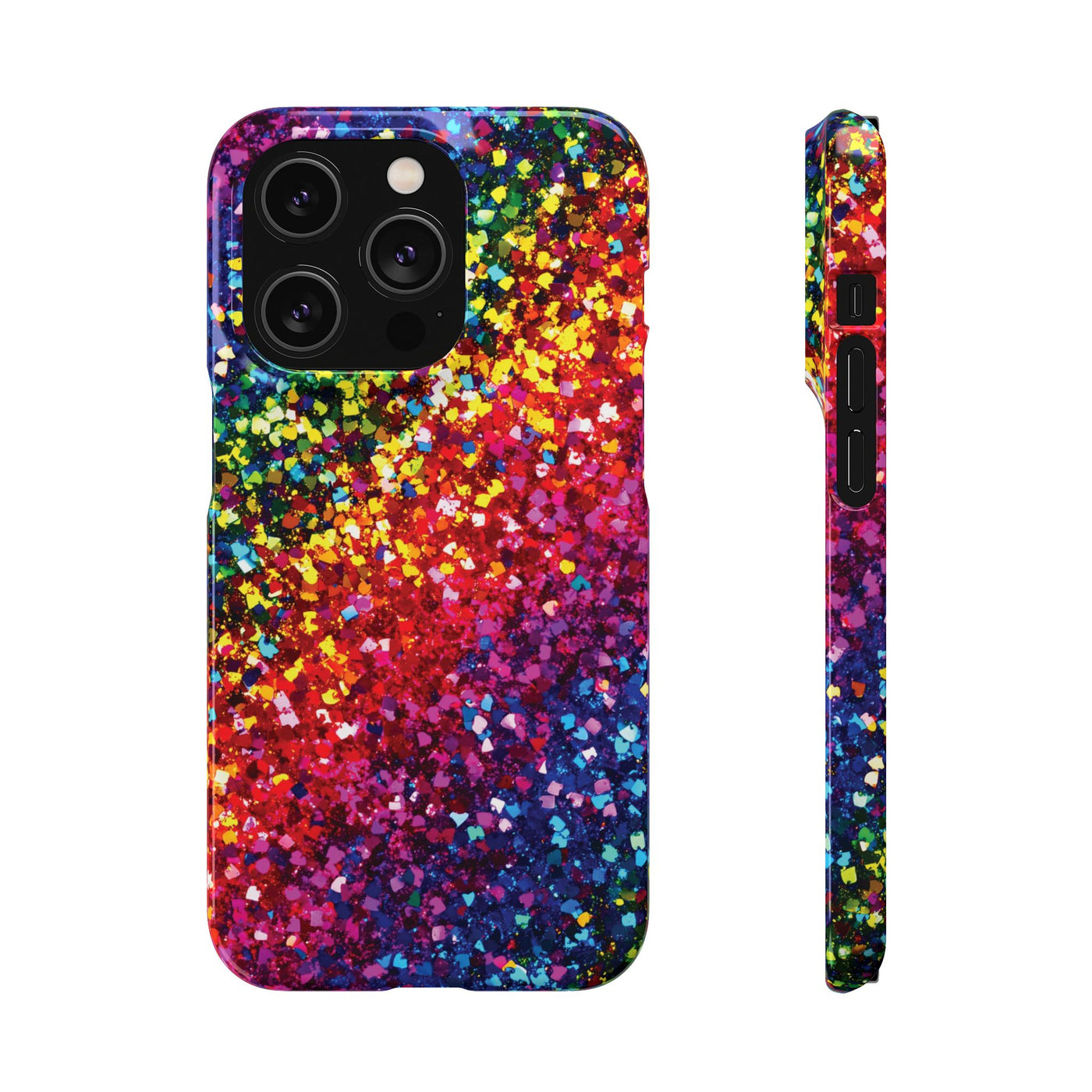 Snap Non-Glitter Muted Color Play on "Faux" Glitter Effect Cute Phone Cases for Samsung and Iphone, 16, 15, 14, S24, S23, S22, S21, S20, Plus and Ultra