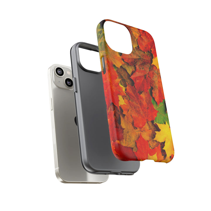 Fall Leaves Impact Resistant, Cute Phone Cases for Samsung S24, S23, S22, S21, IPhone 15 pro Iphone 14 pro Iphone 13 IPhone 12 Iphone 11 - Studio40ParkLane