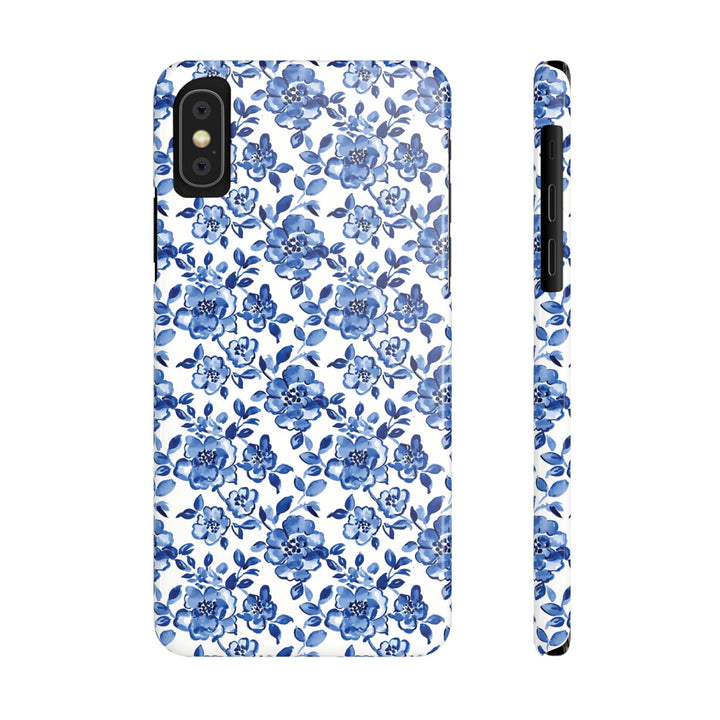 Slim Blue Chinoiserie Gift for Her Cute Phone Cases for Iphone 16 Pro Max | iPhone 15 Case | iPhone 15 Pro Max Case, Iphone 14, Iphone 14 Pro Max, Iphone 13 12 11 8 7 - Studio40ParkLane