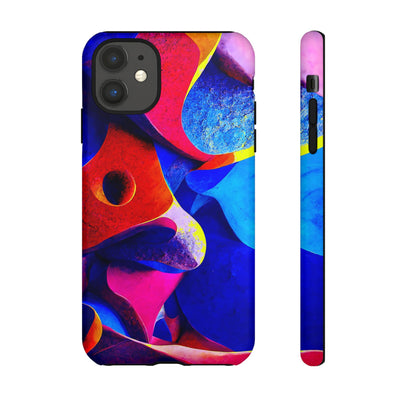 Impact Resistant, Abstract Shapes, Cute Phone Cases for Samsung S24, S23, S22, S21, IPhone 15 pro Iphone 14 pro Iphone 13 IPhone 12 Iphone 11