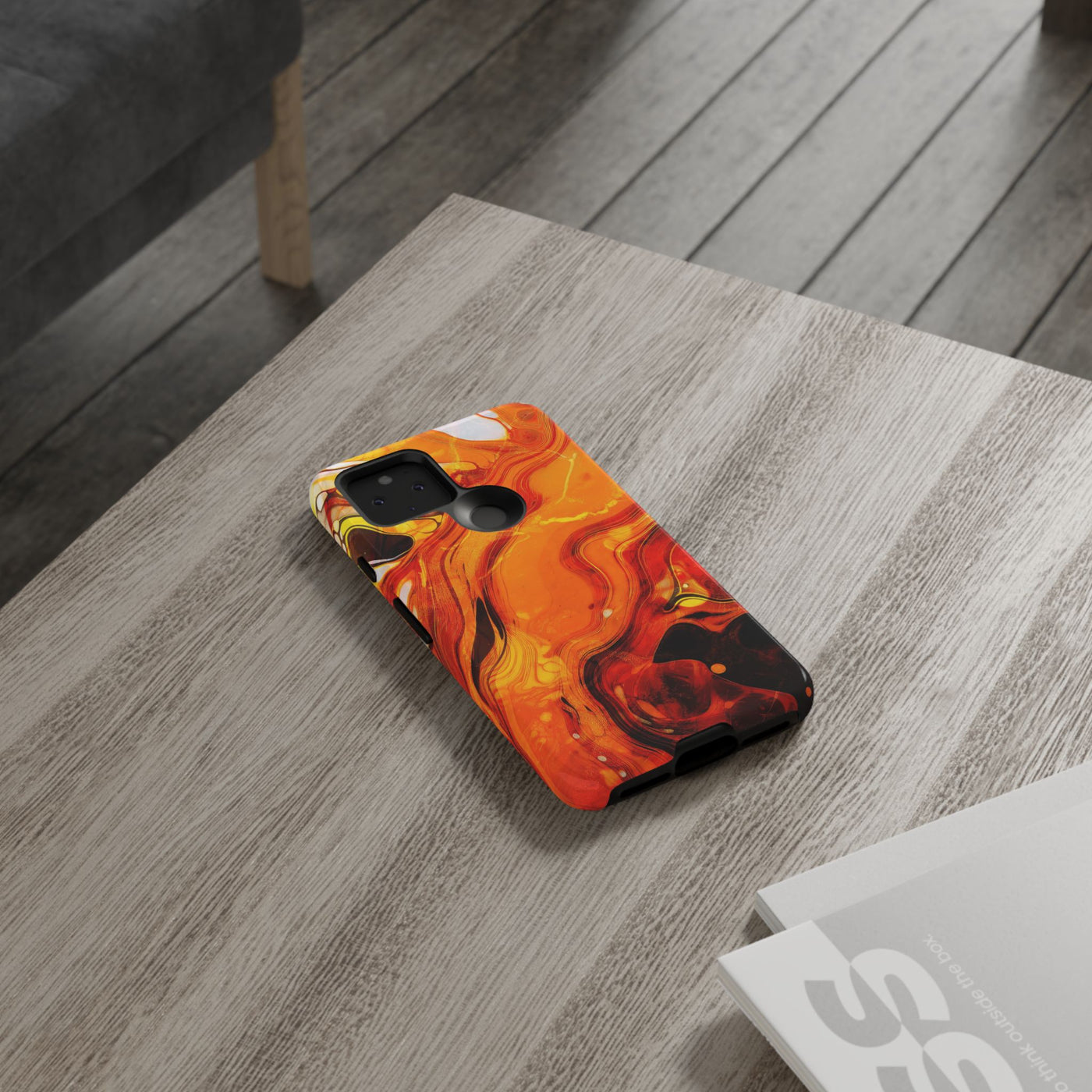 Impact Resistant, Fall Colors Marble, Cute Phone Cases for Samsung S24, S23, S22, S21, IPhone 15 pro Iphone 14 pro Iphone 13 IPhone 12 Iphone 11