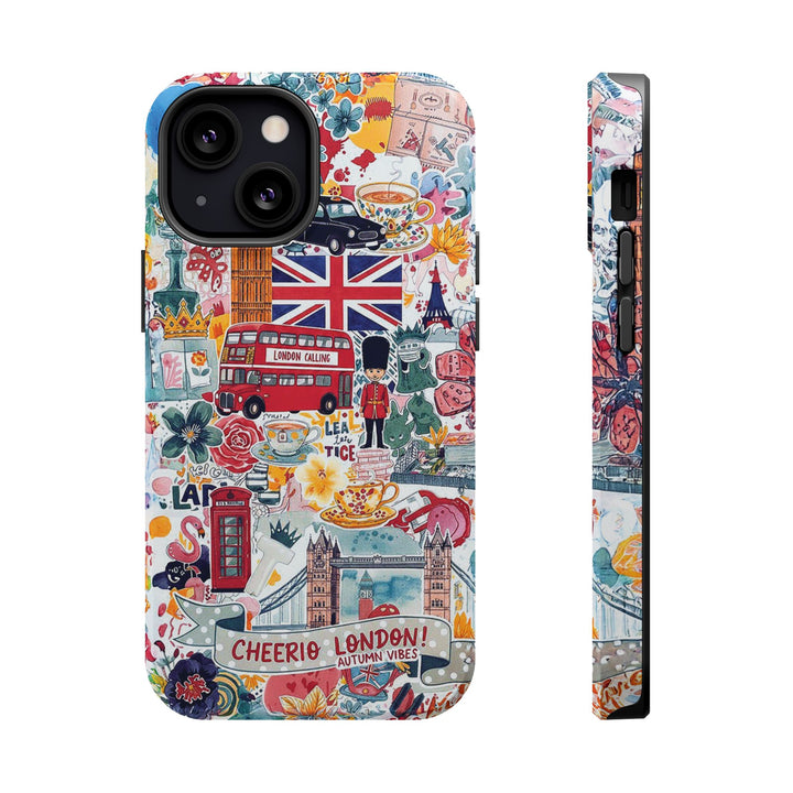 London England Coquette Collage Tough Magsafe Cute Phone Cases for Iphone | iPhone 17 Pro Max Case, Iphone 16, Iphone 15 14 13 12 11 10 9 - Studio40ParkLane