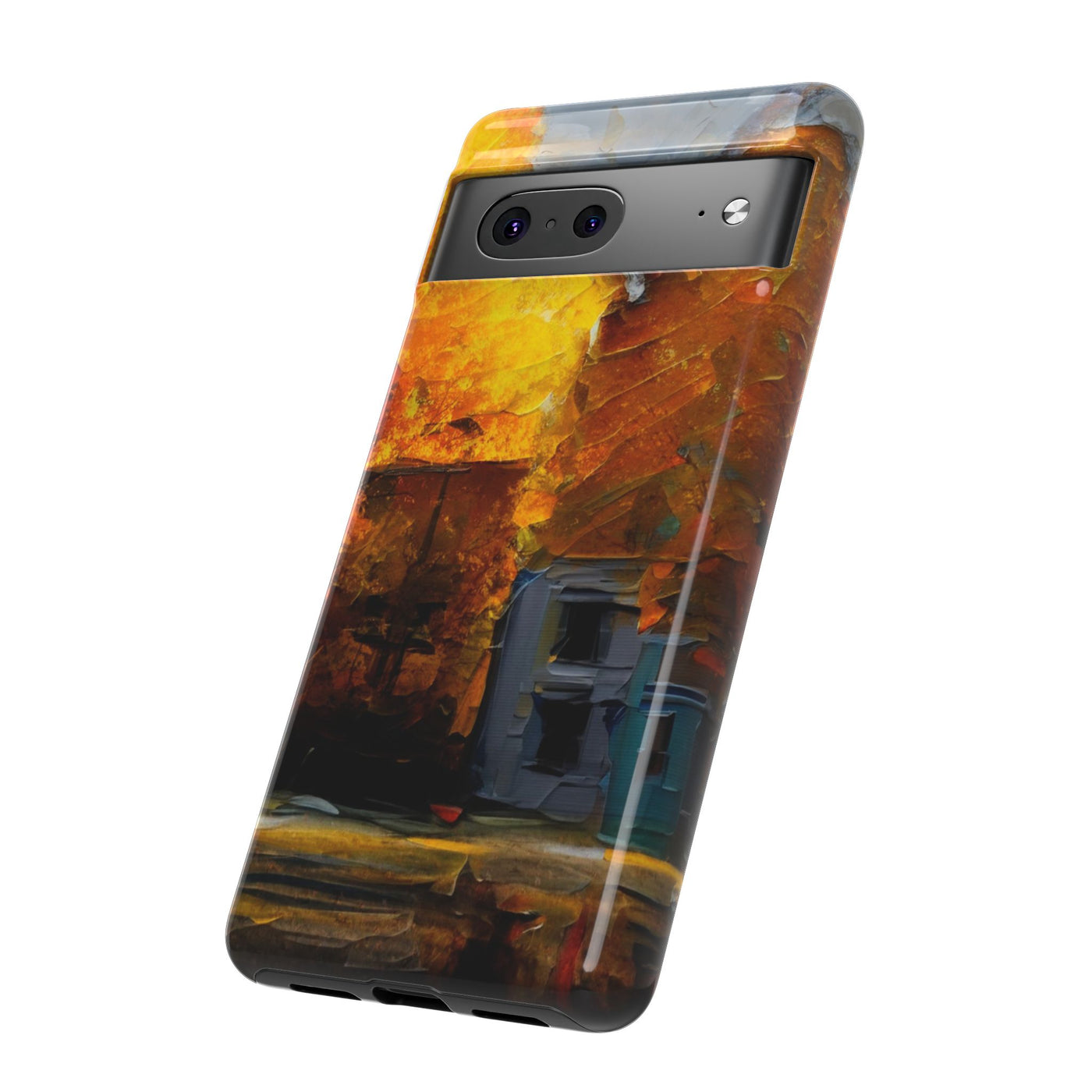 Impact Resistant, Fall Leaves Oil Painting, Cute Phone Cases for Samsung S24, S23, S22, S21, IPhone 15 pro Iphone 14 pro Iphone 13 IPhone 12 Iphone 11