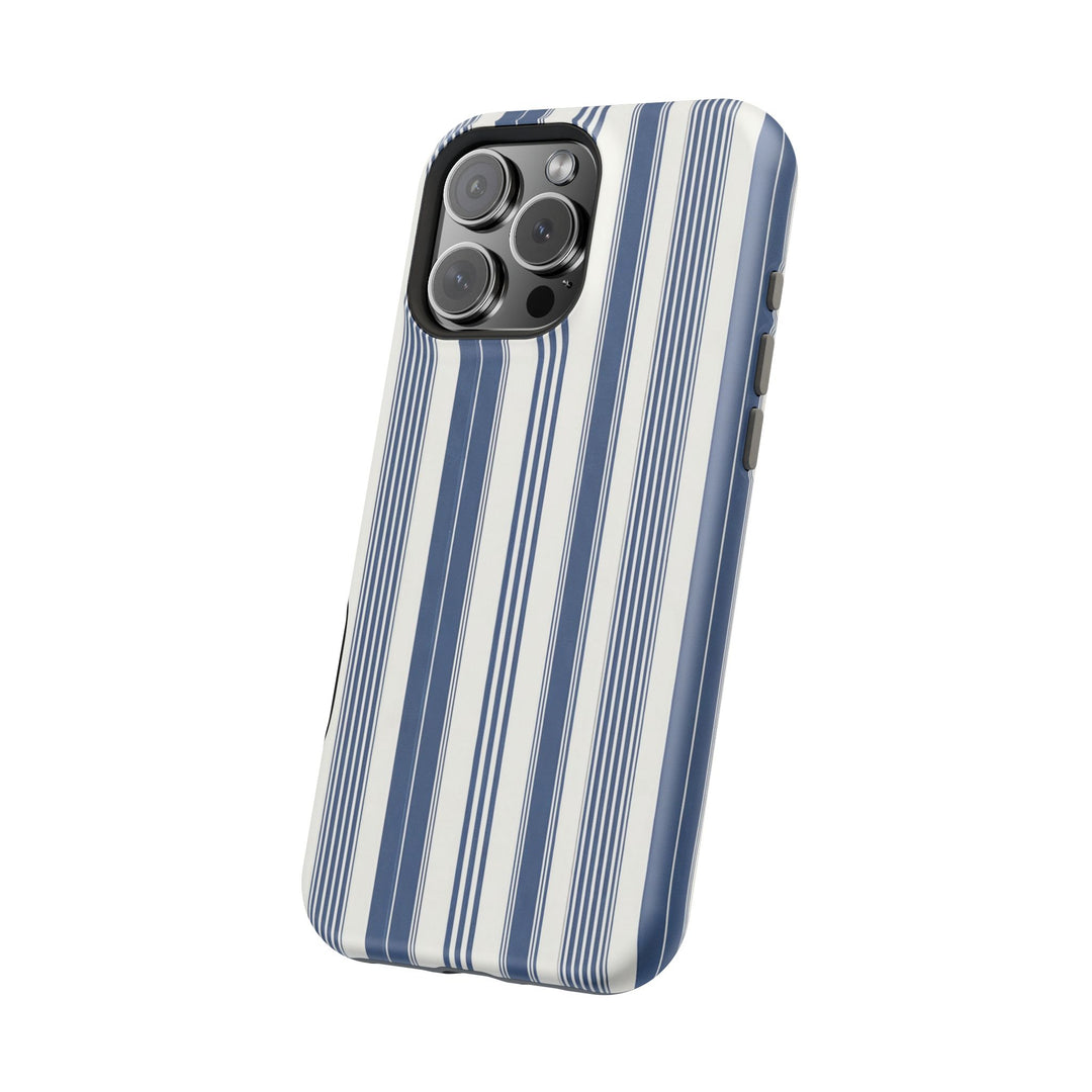 MagSafe Cute Phone Case, Coastal Striped Phone Case for iPhone 17 16 15 14 13 12 Pro Max, Samsung S26 S25 S24 Ultra case - Studio40ParkLane