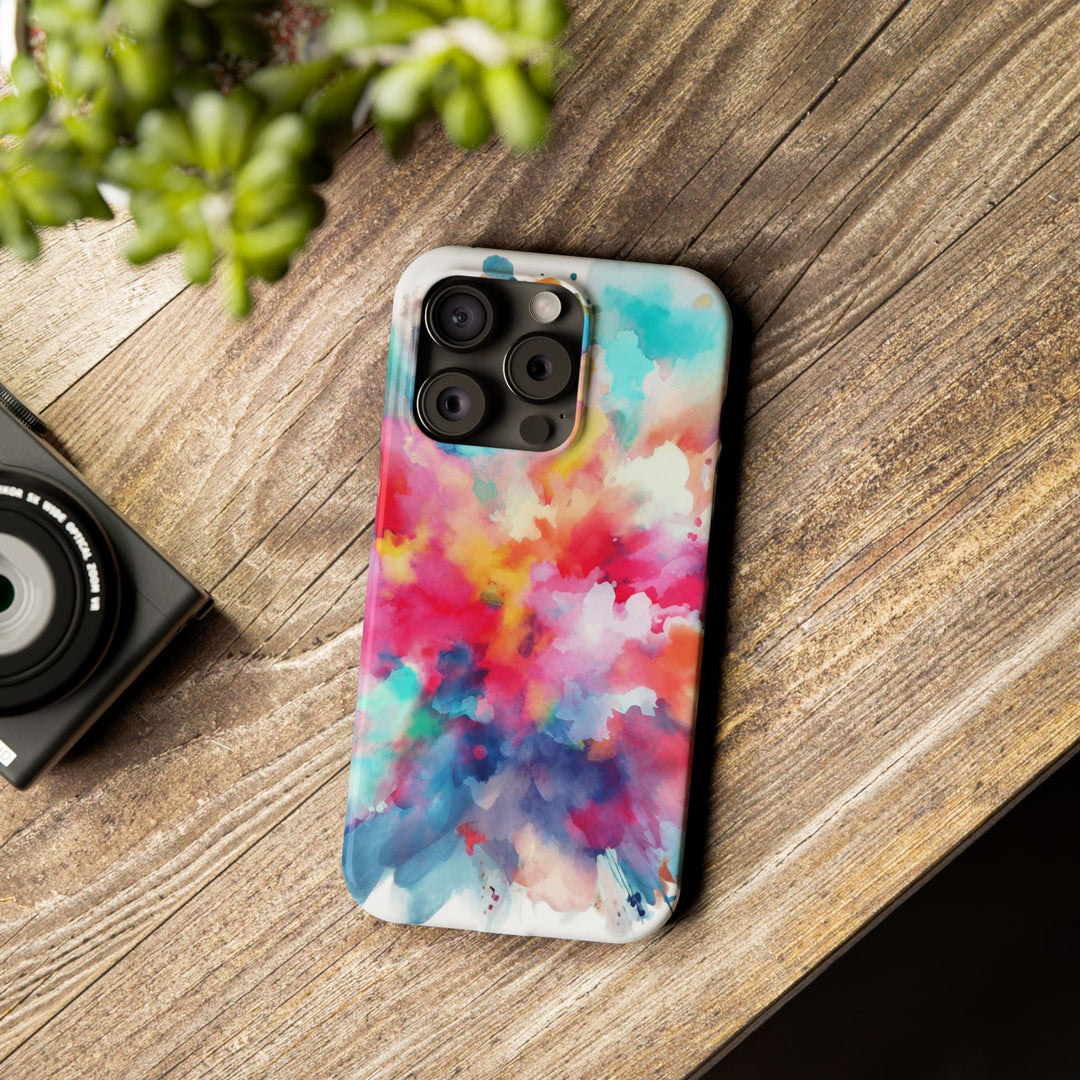 Slim Paint Splash Gift for Her Cute Phone Cases for Iphone 16 Pro Max | iPhone 15 Case | iPhone 15 Pro Max Case, Iphone 14, Iphone 14 Pro Max, Iphone 13 12 11 8 7 - Studio40ParkLane
