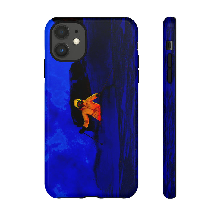 Cute IPhone Case | iPhone 15 Case | iPhone 15 Pro Max Case, Iphone 14 Case, Iphone 14 Pro Max Case IPhone Case for Art Lovers, Skier Mountain Night - Studio40ParkLane