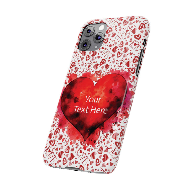Slim Cute Phone Cases for Iphone - | iPhone 15 Case | iPhone 15 Pro Max Case, Iphone 14 Case, Iphone 14 Pro Max, Iphone 13, Valentine Hearts Love - Studio40ParkLane