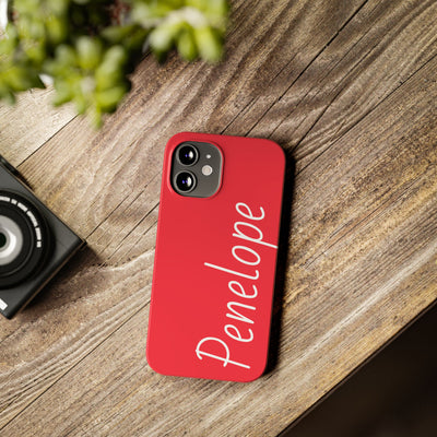 Personalized Initial Name Custom Slim Phone Cases for Iphone 16 Pro Max | iPhone 15 Case | iPhone 15 Pro Max Case, Iphone 14, 13, 12, 11, 10, 8, 7 - Studio40ParkLane