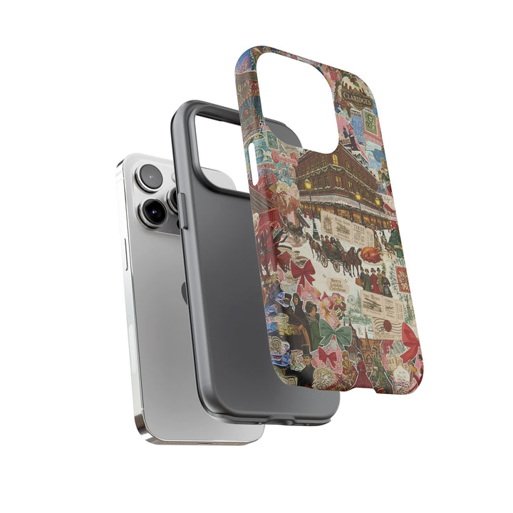 Aesthetic Tough London Coquette Collage Premium Phone Case - For iPhone 17 Pro Max iPhone 16 Pro iPhone 15 Iphone 14 Plus 13 Pro 12 11 10 XR - Studio40ParkLane