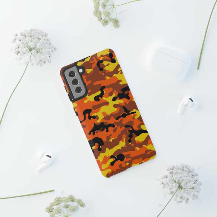 Cool Phone Case | Aesthetic Phone Case | Fall Camo | For Samsung Galaxy S23, S22, S21, S20 | Luxury Double Layer | Cute - Studio40ParkLane