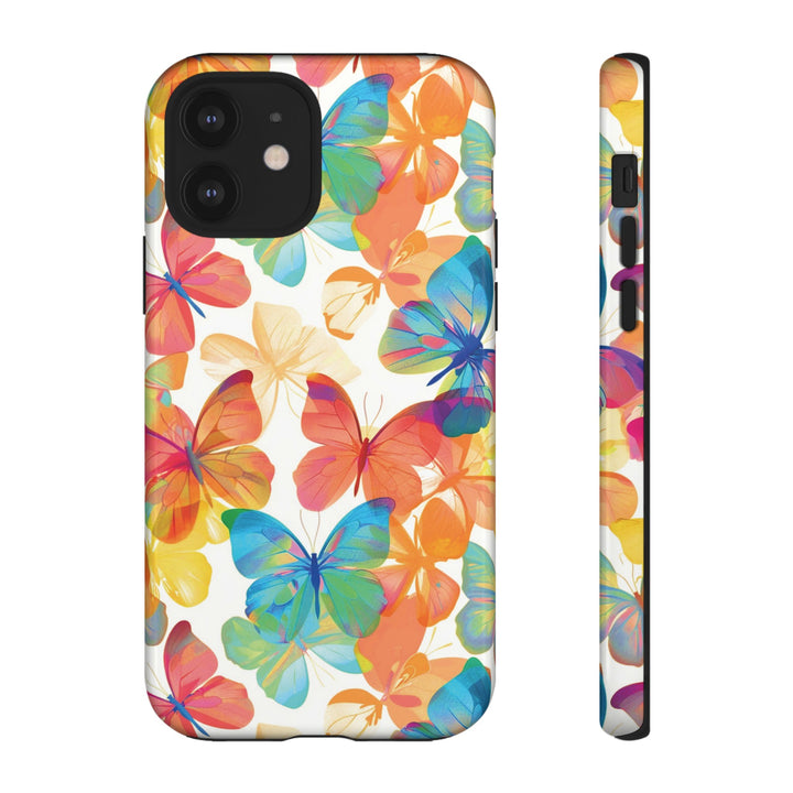 Cute Samsung Case | Cool Iphone Case | Summer Bright Butterflies, Samsung S24, S23, S22, S21, IPhone 15 Case | Iphone 14 Case, Iphone 13 Case - Studio40ParkLane