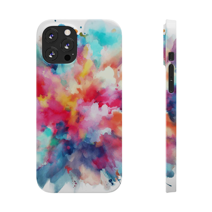 Slim Paint Splash Gift for Her Cute Phone Cases for Iphone 16 Pro Max | iPhone 15 Case | iPhone 15 Pro Max Case, Iphone 14, Iphone 14 Pro Max, Iphone 13 12 11 8 7 - Studio40ParkLane