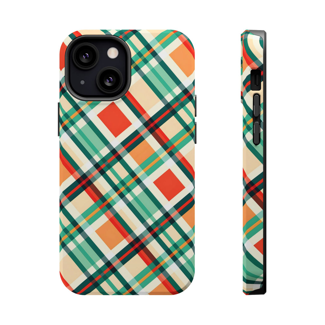 Checkered Plaid Magsafe Gift for Her Cute Phone Case for Iphone, | iPhone 16 | iPhone 15 Pro Max, Iphone 14 Pro Max, 13 12 11 10 9 8 7 - Studio40ParkLane