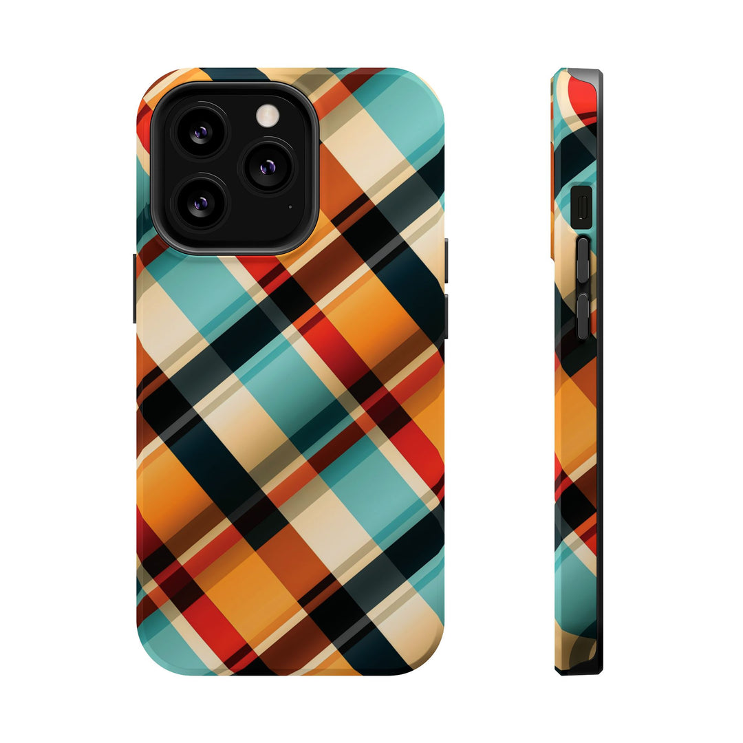 Checkered Plaid Magsafe Gift for Her Cute Phone Case for Iphone, | iPhone 16 | iPhone 15 Pro Max, Iphone 14 Pro Max, 13 12 11 10 9 8 7 - Studio40ParkLane