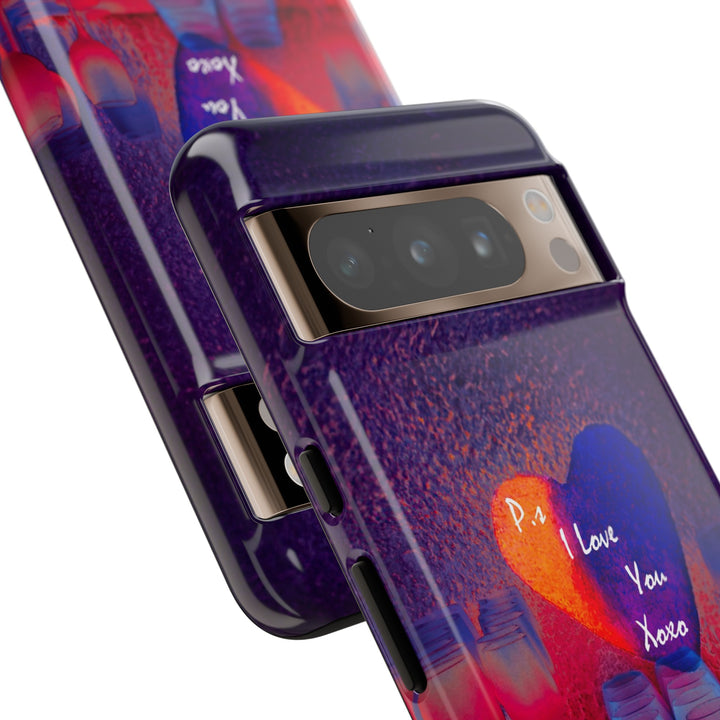Cute Samsung Case | Cool Iphone Case | PS I love You - Heart, Samsung S24, S23, S22, S21, IPhone 15 Case | Iphone 14 Case, Iphone 13 Case - Studio40ParkLane