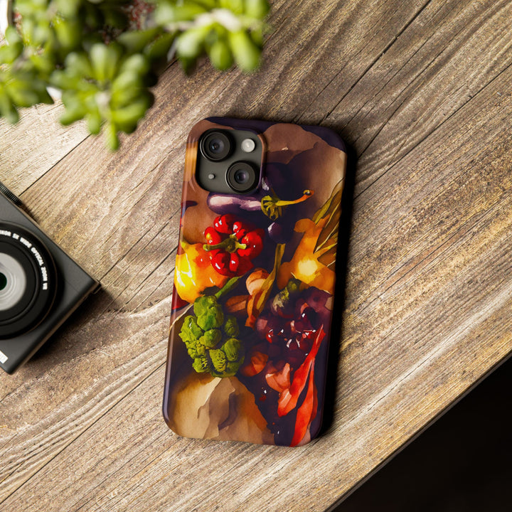 Slim Fall Farm Vegetables Cute Phone Cases for Iphone | iPhone 15 Case | iPhone 15 Pro Max Case, Iphone 14, Iphone 14 Pro Max, Iphone 13 - Studio40ParkLane
