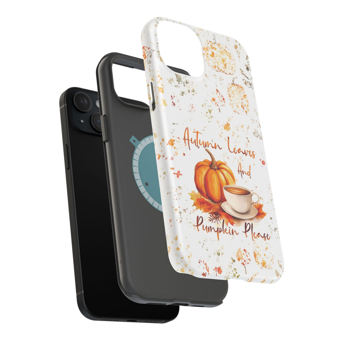 Fall Leaves Pumpkins Tough Magsafe Cute Phone Cases for Iphone | iPhone 15 Case | iPhone 15 Pro Max Case, Iphone 14, Iphone 14 13 12 11 10 9 8 7 - Studio40ParkLane