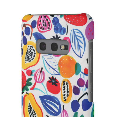 Snap Summer Fruit Gift for Her Cute Phone Cases for Samsung Galaxy S24, S23, S22, S21, S20, Plus, Ultra, Iphone 16, 15, 14, Pro and Max