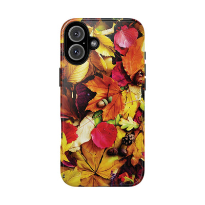 Aesthetic Tough Fall Leaves Foliage Premium Phone Case - For iPhone 17 Pro Max iPhone 16 Pro iPhone 15 Iphone 14 Plus 13 Pro 12 11 10 XR - Studio40ParkLane