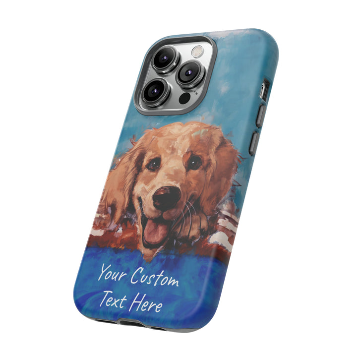Personalize this Cute IPhone Case | Golden Retriever Dog iPhone Case, iPhone 15 Case | iPhone 15 Case, Iphone 14 Case, Iphone 14 Pro Max Case - Studio40ParkLane