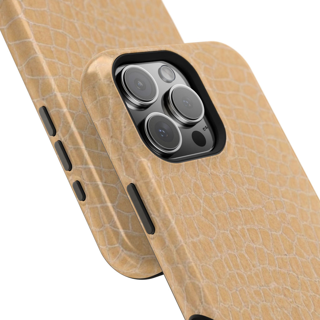 Non Leather Beige Color Pattern Magsafe Cute Phone Case for Iphone Gift for Her, | iPhone 15 Case | iPhone 15 Pro Max Case, Iphone 14, Iphone 14 Pro Max, Iphone 13, Iphone 16 - Studio40ParkLane