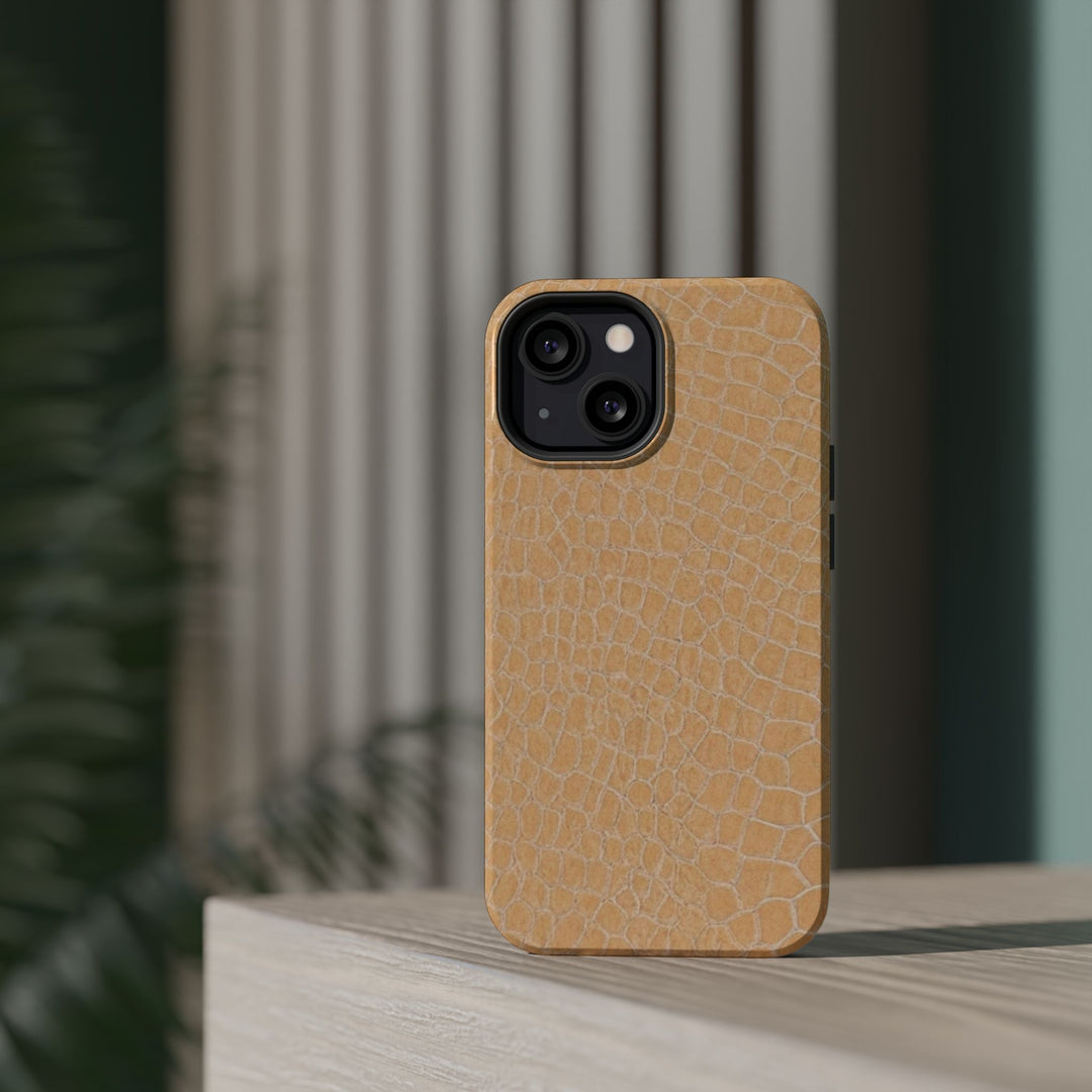 Non Leather Beige Color Pattern Magsafe Cute Phone Case for Iphone Gift for Her, | iPhone 15 Case | iPhone 15 Pro Max Case, Iphone 14, Iphone 14 Pro Max, Iphone 13, Iphone 16 - Studio40ParkLane