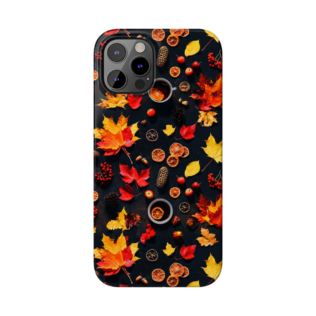 Slim Cute Fall Leaves Collage Phone Cases for Iphone | iPhone 15 Case | iPhone 15 Pro Max Case, Iphone 14, Iphone 14 Pro Max, Iphone 13, Iphone 16 - Studio40ParkLane
