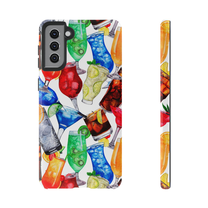 Cute Samsung Case | Cool Iphone Case | Summer Fruit Cocktail, Samsung S24, S23, S22, S21, IPhone 15 Case | Iphone 14 Case, Iphone 13 Case - Studio40ParkLane