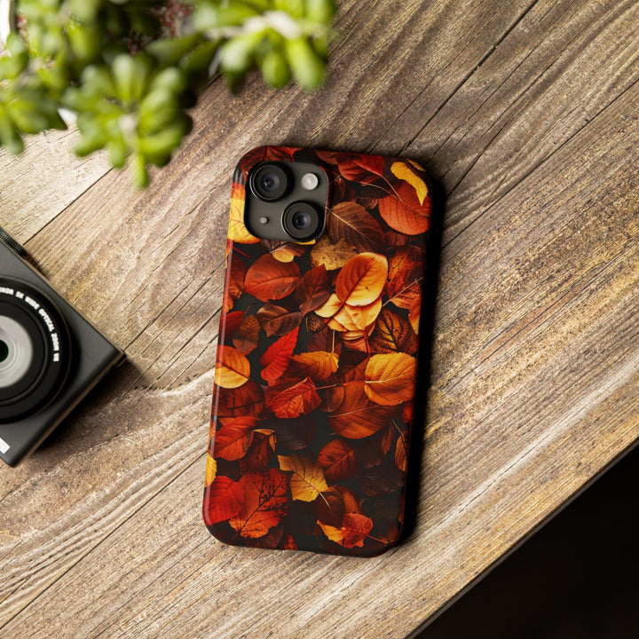 Slim Fall Autumn Leaves Gift for Her Cute Phone Cases for Iphone 16 | iPhone 15 Case | iPhone 15 Pro Max Case, Iphone 14, Iphone 14 Pro Max, Iphone 13, Slim - Studio40ParkLane