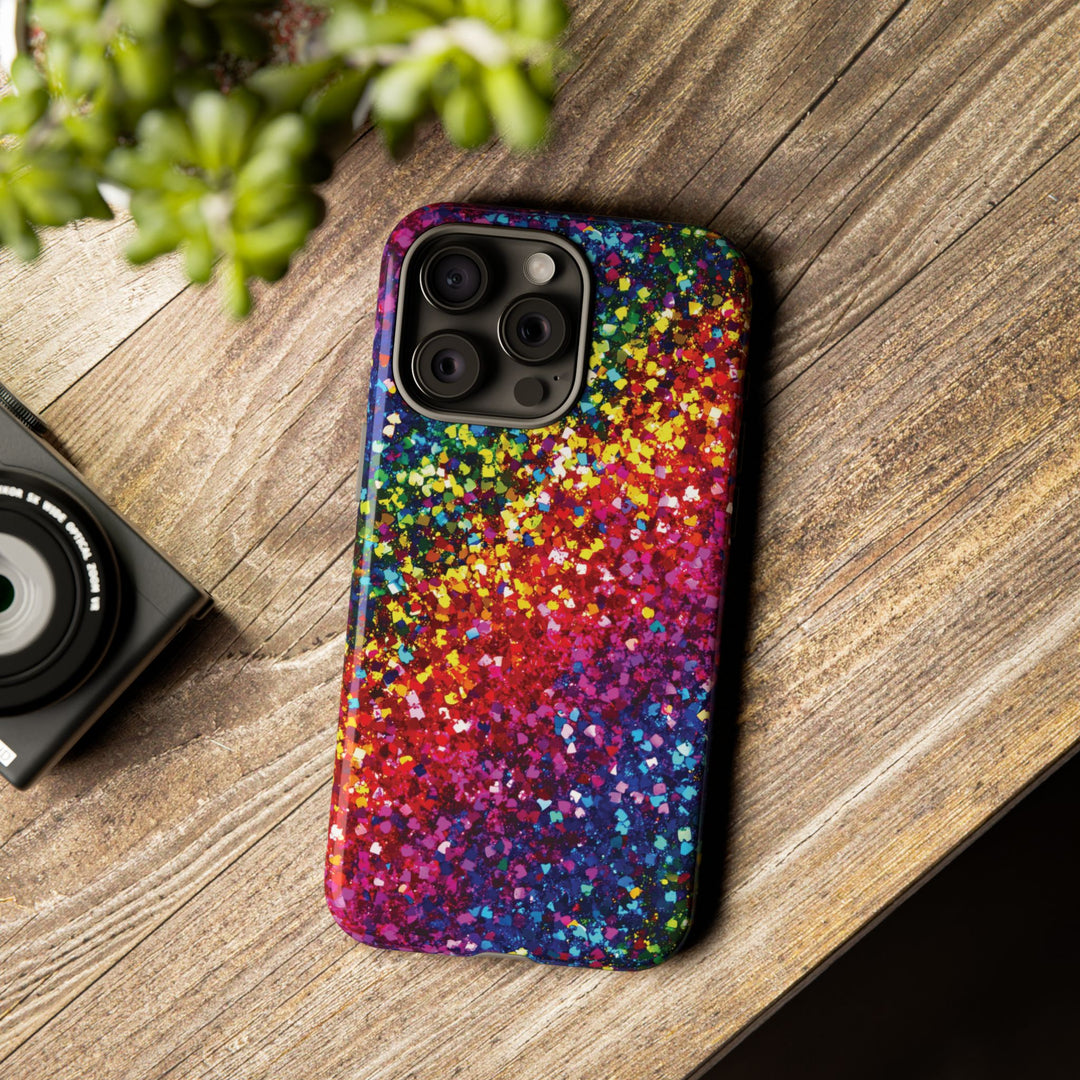 Premium Tough Muted Non - Glitter Color Composition Cute Phone Case, for IPhone 16 pro Max | Iphone 15, Iphone 14, 13, Samsung Galaxy S25, S24 - Studio40ParkLane