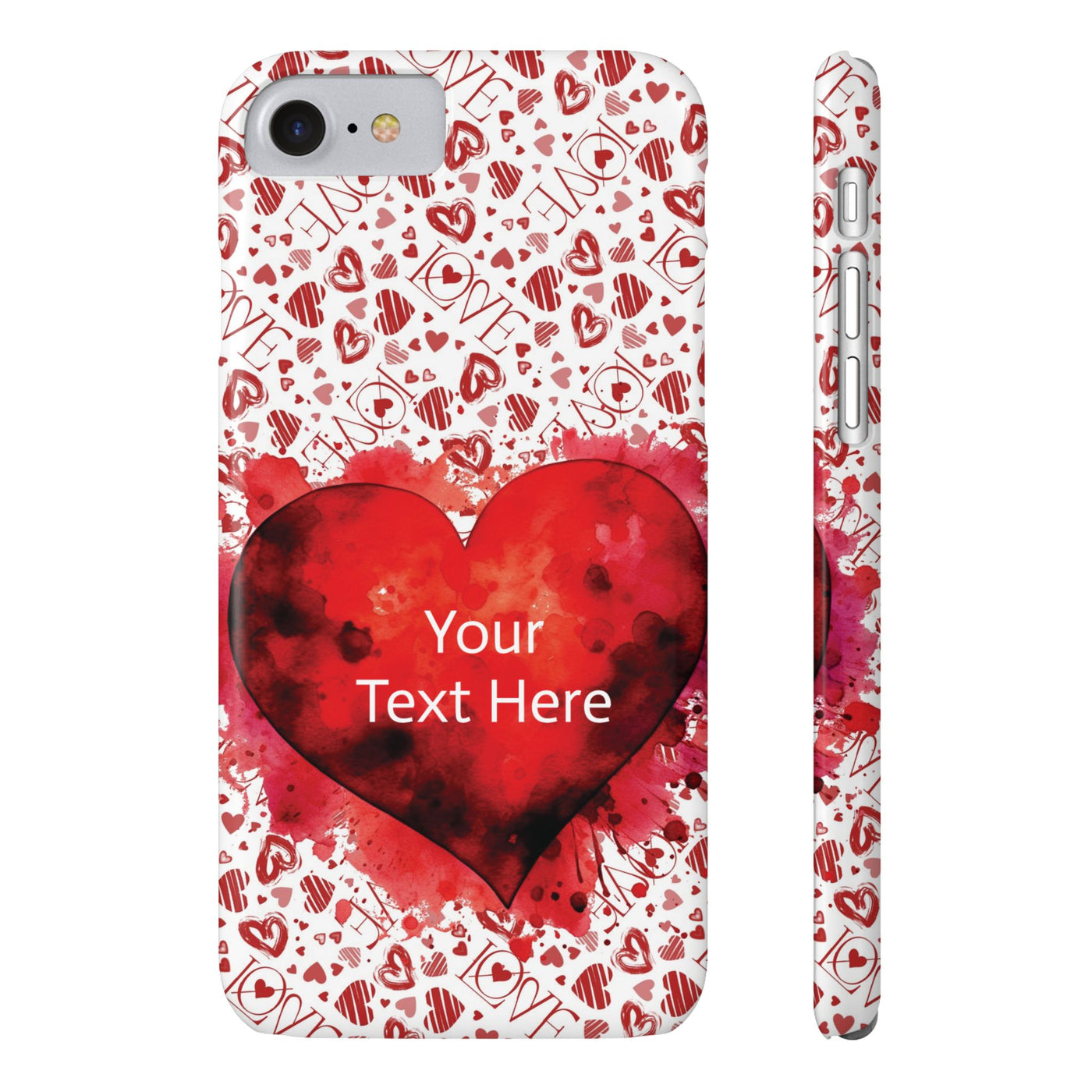 Slim Cute iPhone Cases - | iPhone 15 Case | iPhone 15 Pro Max Case, Iphone 14 Case, Iphone 14 Pro Max, Iphone 13, Valentine Hearts Love