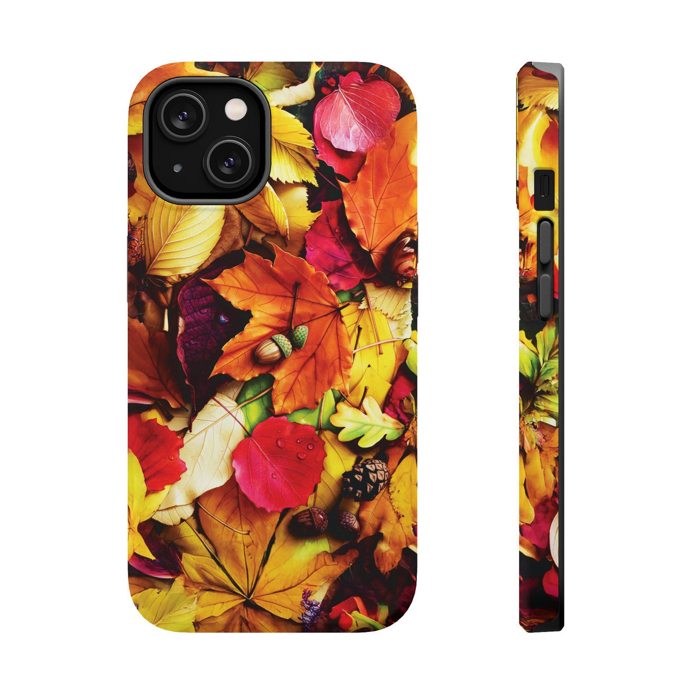 Aesthetic Tough Magsafe Fall Leaves Foliage Phone Case - For iPhone 17 Pro Max iPhone 16 Pro iPhone 15 Iphone 14 Plus 13 Pro 12 11 10 - Studio40ParkLane