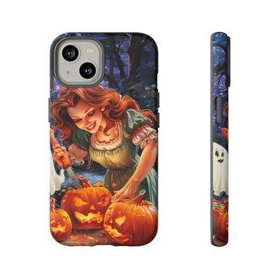 Autumn Fall Pumpkin Fairy Gift for Her Cute Phone Case for, Samsung Galaxy S24, S23, S22, S21, IPhone 16 Case | Iphone 15, Iphone 14, IPhone 13 Case