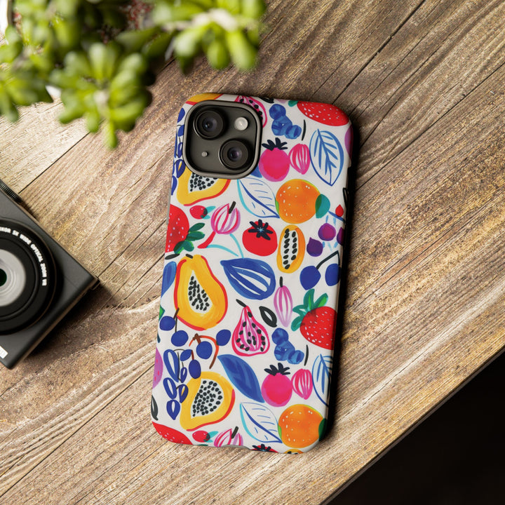 Premium Tough Summer Fruit Collage Gift for Her Cute Phone Cases for Samsung and Iphone, 16, 15, 14, S24, S23, S22, S21, S20, Plus, Ultra, Pro - Studio40ParkLane