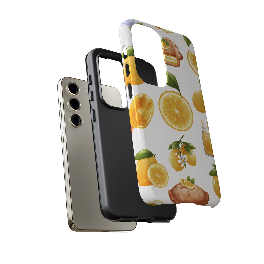 Cute Samsung Phone Case | Aesthetic Samsung Phone Case | Galaxy S23, S22, S21, S20 | Summer Fruit Lemons, Protective Phone Case - Studio40ParkLane
