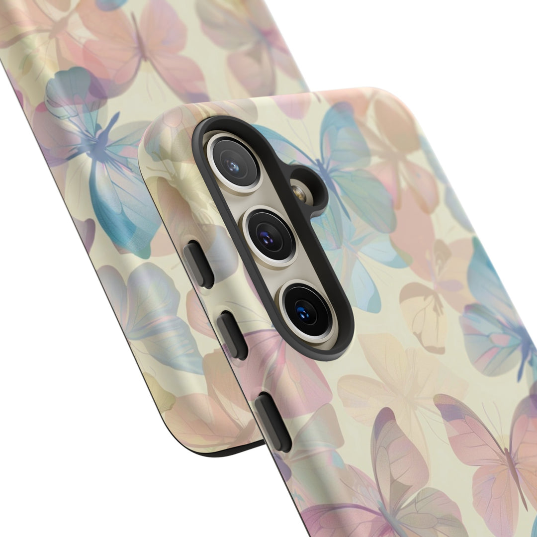 Cute Samsung Case | Cool Iphone Case | Summer Pastel Butterflies, Samsung S24, S23, S22, S21, IPhone 15 Case | Iphone 14 Case, Iphone 13 Case - Studio40ParkLane