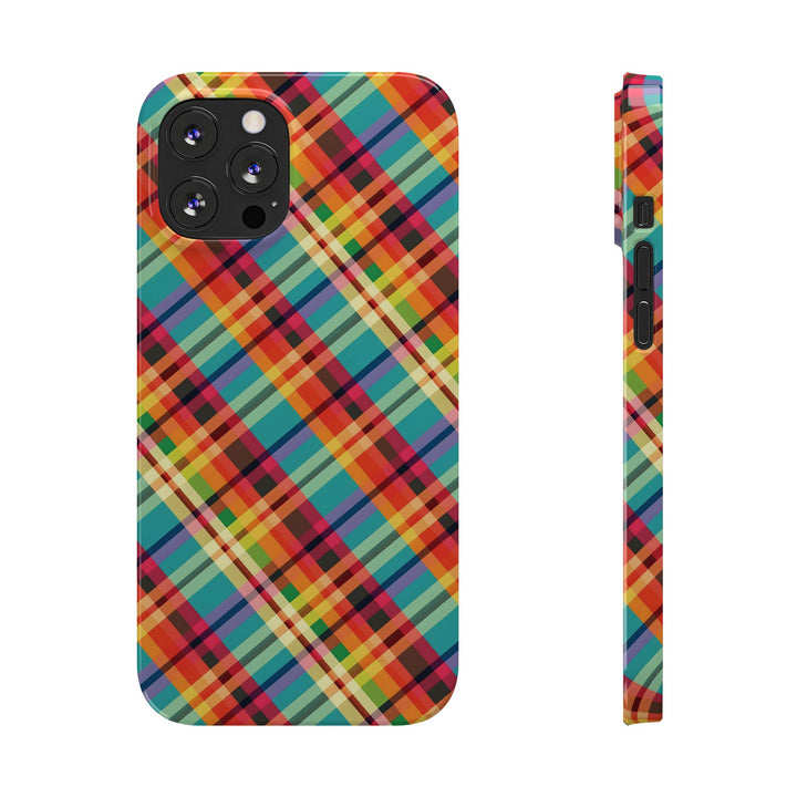 Slim Checkered Plaid Gift for Her Cute Phone Cases for Iphone 16 Pro Max | iPhone 15 Case | iPhone 15 Pro Max Case, Iphone 14, 13, 12, 11, 10, 8, 7 - Studio40ParkLane