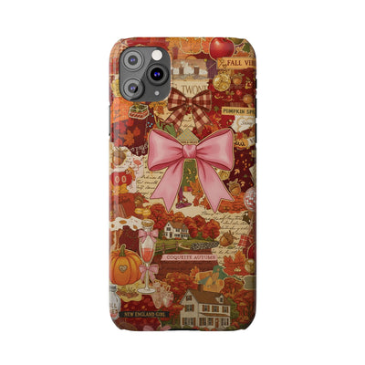New England fall Coquette Collage Cute Phone Case for Iphone 16 - | iPhone 15 Pro Max Case | iPhone 14 Case Iphone 13 12 11 10 9 8 7 X XS - Studio40ParkLane