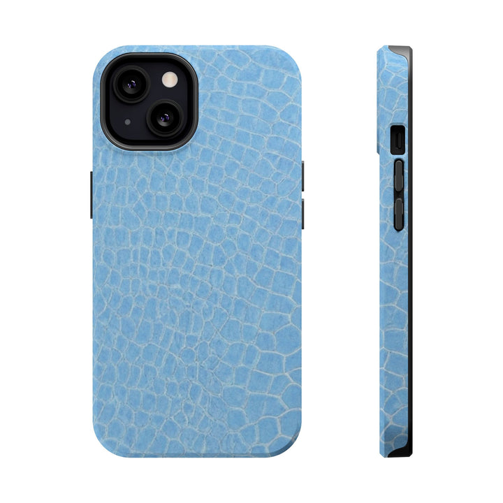 Non Leather Blue Color Pattern Magsafe Cute Phone Case for Iphone Gift for Her, | iPhone 15 Case | iPhone 15 Pro Max Case, Iphone 14, Iphone 14 Pro Max, Iphone 13, Iphone 16 - Studio40ParkLane