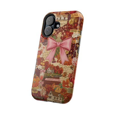 New England Fall Coquette Collage Tough Magsafe Cute Phone Cases for Iphone | iPhone 15 Pro Max Case, Iphone 14, Iphone 14 13 12 11 10 9 8 7 - Studio40ParkLane