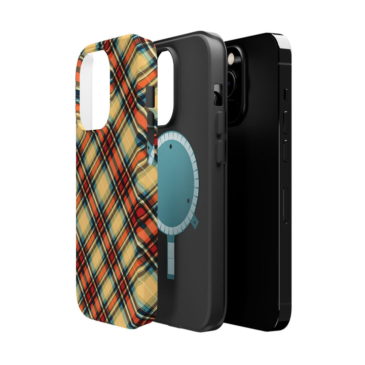Checkered Plaid Magsafe Gift for Her Cute Phone Case for Iphone, | iPhone 16 | iPhone 15 Pro Max, Iphone 14 Pro Max, 13 12 11 10 9 8 7 - Studio40ParkLane