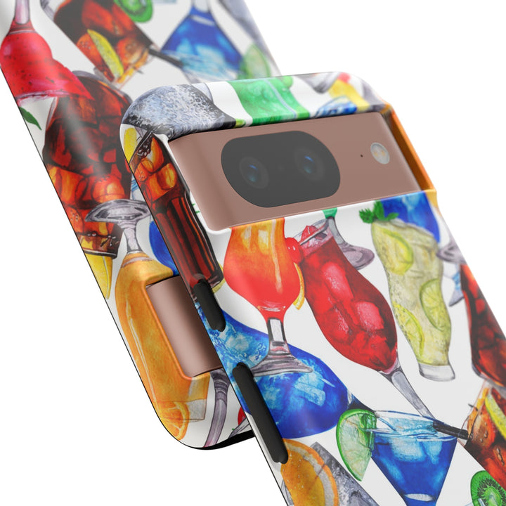 Cute Samsung Case | Cool Iphone Case | Summer Fruit Cocktail, Samsung S24, S23, S22, S21, IPhone 15 Case | Iphone 14 Case, Iphone 13 Case - Studio40ParkLane