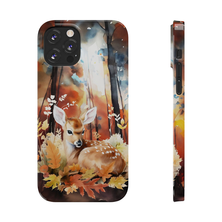 Slim Fall Autumn Forest Deer Gift for Her Cute Phone Cases for Iphone 16 | iPhone 15 Case | iPhone 15 Pro Max Case, Iphone 14, Iphone 14 Pro Max, Iphone 13, Slim - Studio40ParkLane