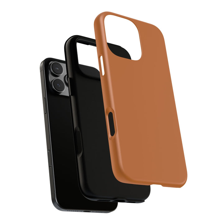 Premium Tough Rusty Brown Orange Gift for Her Cute Phone Cases for Samsung S25 S24, S23, S22, S21, Iphone, 16, 15, 14, 13 Pro Max Ultra - Studio40ParkLane